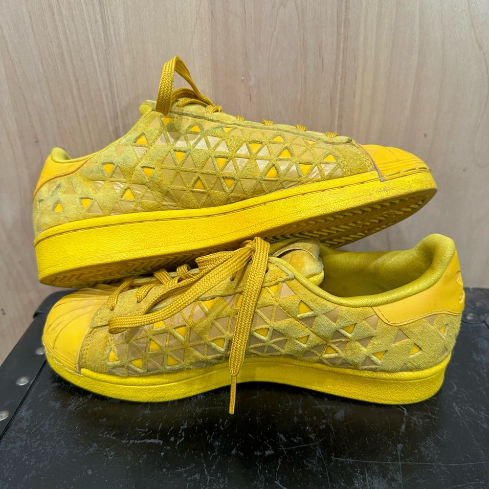 Adidas Superstar Xeno Spectrum Bogold Yellow AQ8182 Men Size 5 Pharrell Williams - Picture 9 of 14